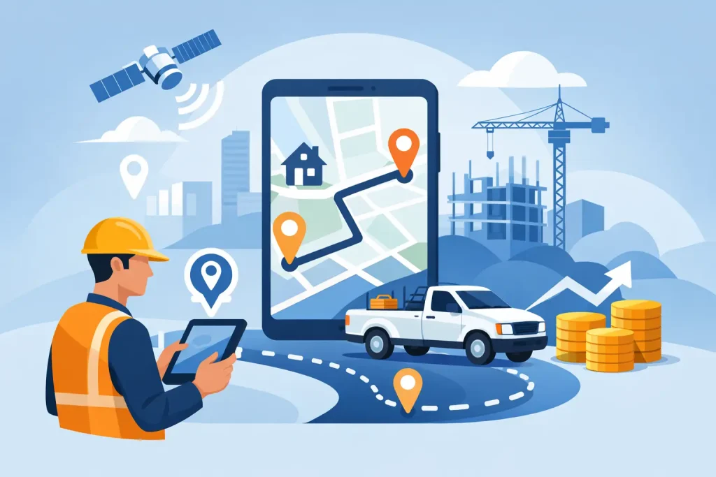GPS Tracking for Contractors That Pays Off