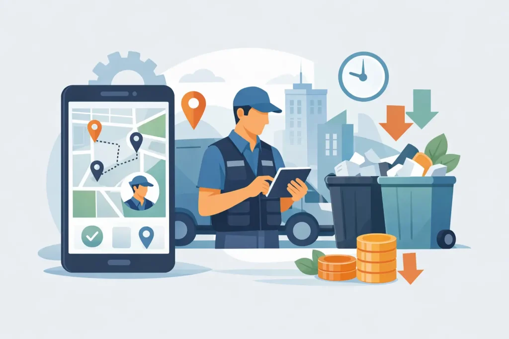 How a Field Staff Tracking App Cuts Waste