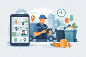 How a Field Staff Tracking App Cuts Waste